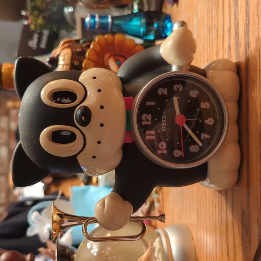 Vintage Norakuro Talking Alarm Clock